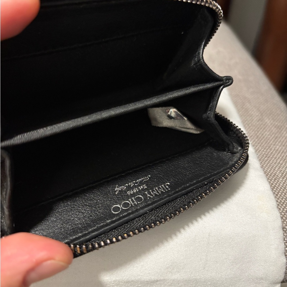 Jimmy Choo Star Embossed Iridescent Wallet - Picture 4 of 4